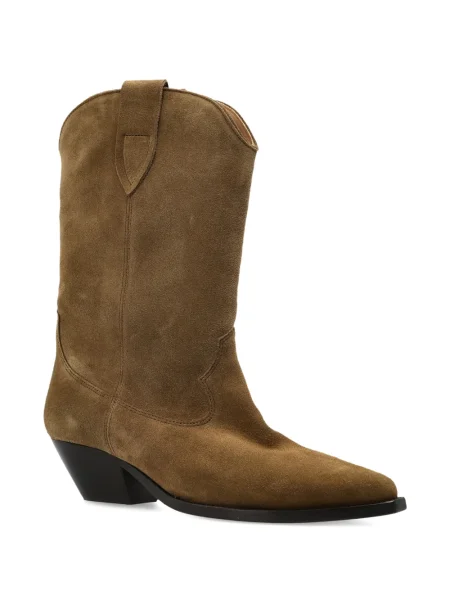 Botine Isabel Marant cu vârf ascuţit verde