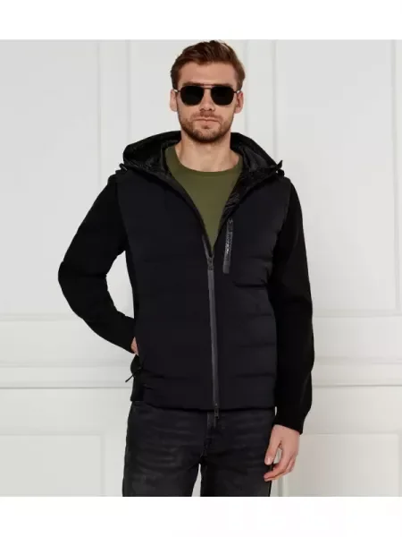 Woolrich De puf geacă BERING HYBRID negru