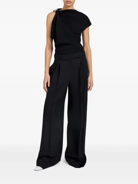 Pantaloni Proenza Schouler plisate negru