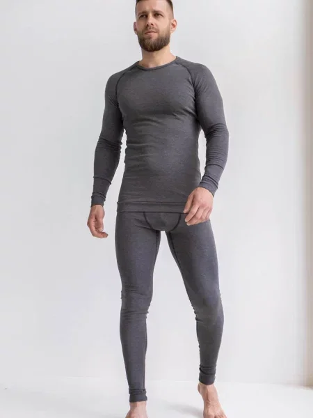 Однотонна термобілизна Totalfit сіра