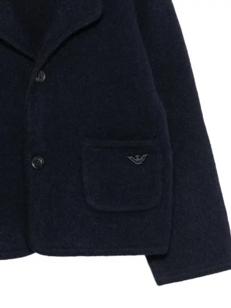 Dětské kardigan Emporio Armani modrý