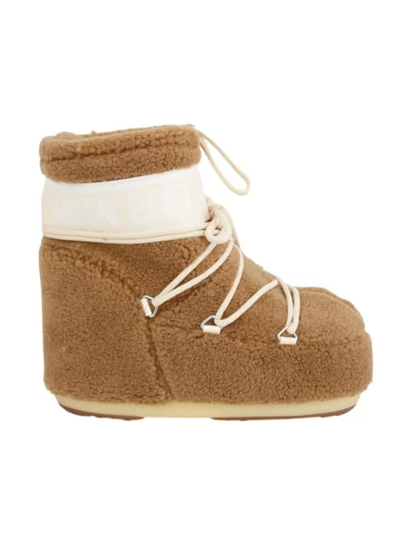 Moon Boot śniegowce MB ICON LOW FLEECE brązowy
