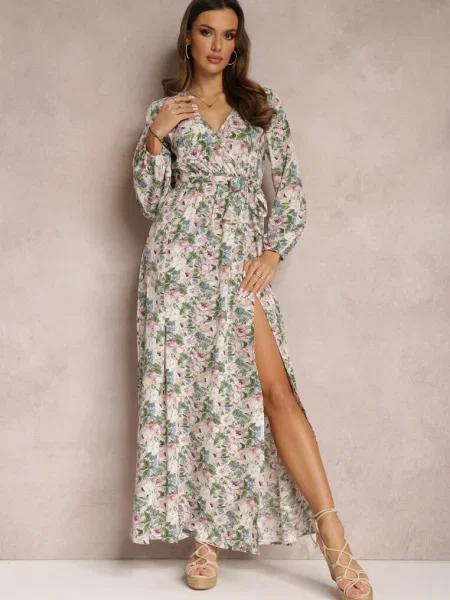 Rochie deschis Katiphae bej