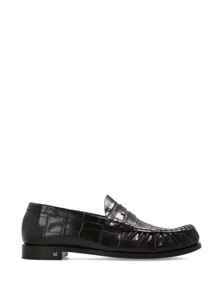 Balerini Max Mara din piele maro