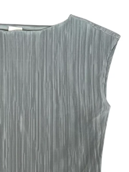 Plisirani top Calvin Klein siva