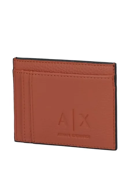 Portofel Armani Exchange cu autograf negru
