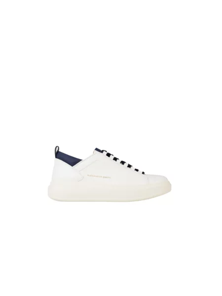 Sneakersy Alexander Smith skórzane białe