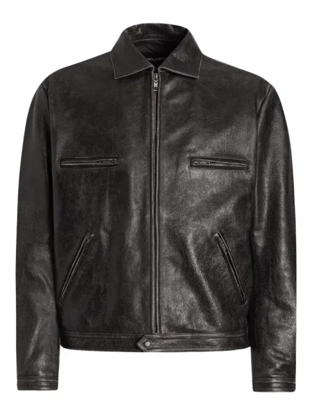 Geanta de piele Dolce & Gabbana negru