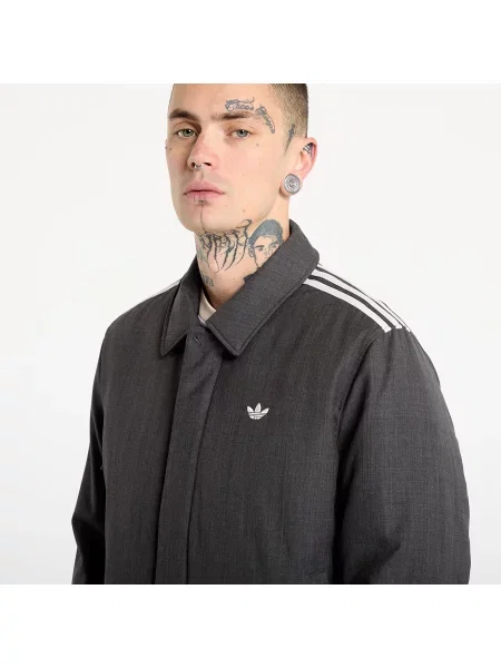 Μπουφάν adidas x Wales Bonner Wool Blouson Dark Grey Heather/ Night Navy S γκρι