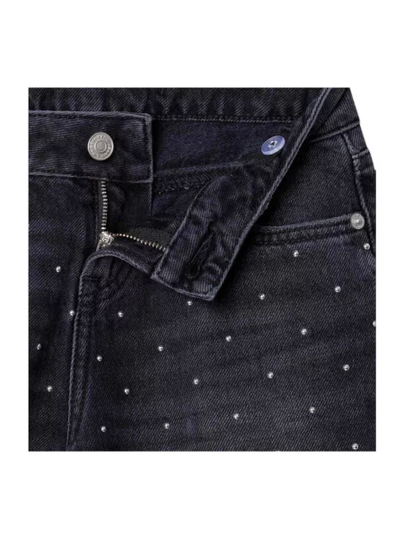 Gyerek denim ruha Pepe Jeans fekete