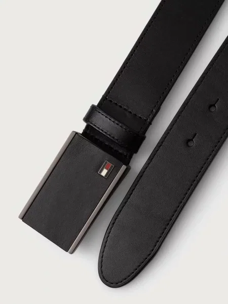 Tommy Hilfiger pas usnjeni črna