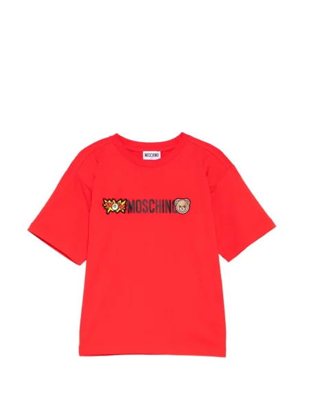 Koszulka dziecięca Moschino czerwona