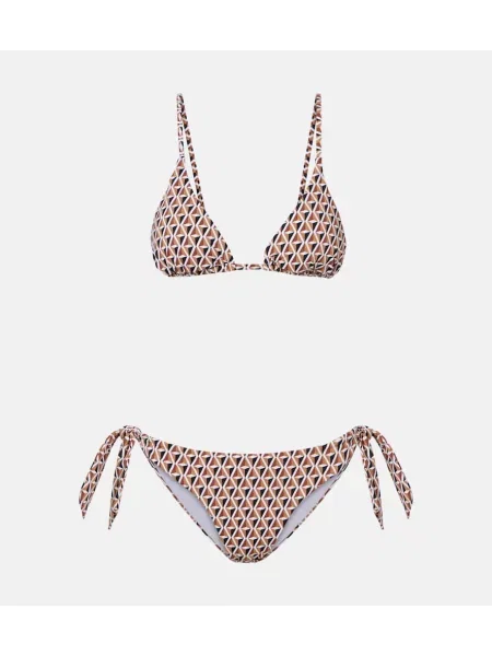 Bikini Max Mara cu imagine maro