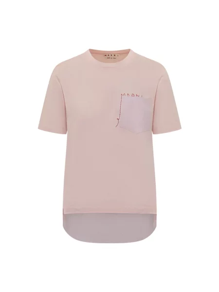 Koszulka Marni z autografem różowa