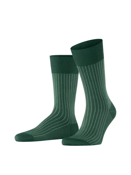 Skarpetki w paski Falke Oxford zielone