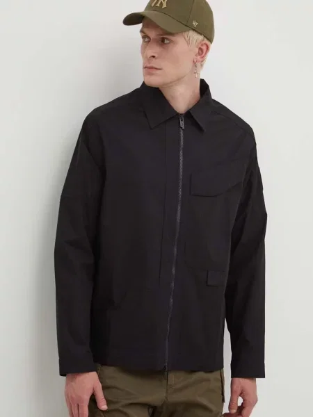 Bunda A-COLD-WALL* Zip Overshirt čierna