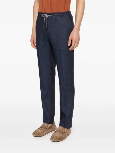 Șnur de strângere pantaloni Corneliani albastru