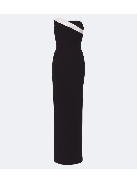 Rochie Roland Mouret drapată negru