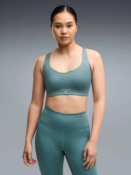 Спортивный топ Puma зеленый