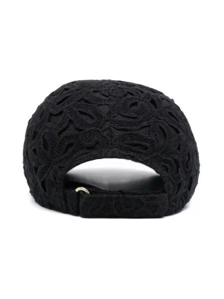 Czapka z daszkiem Moncler czarna