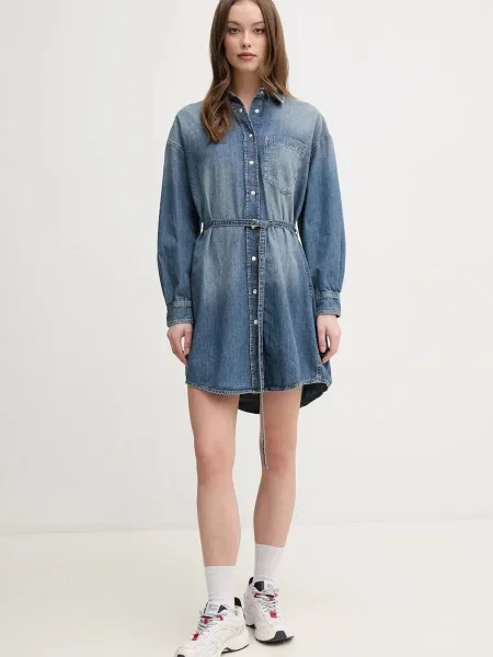 JOOP! Jeans Džínsové šaty Nele modrá