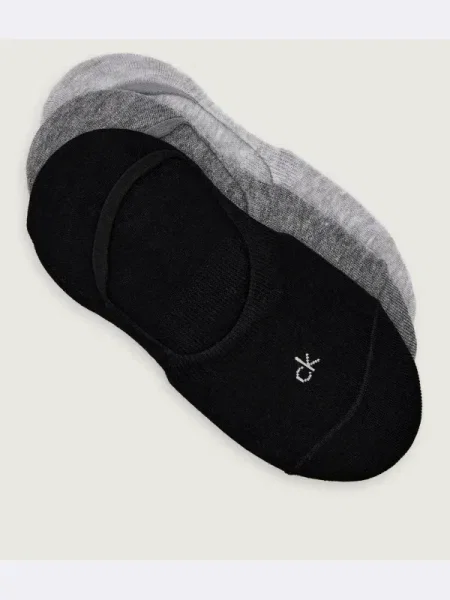 Calvin Klein Șosete/tălpici 3 pack gri