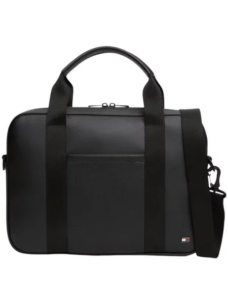 Taška na laptop Tommy Hilfiger čierna