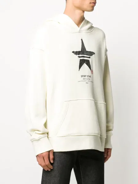 Mikina s kapucí Neil Barrett s potiskem