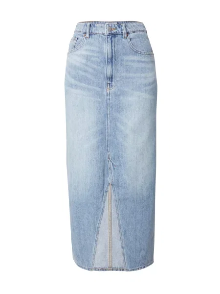 Monki Sukňa denim modrá