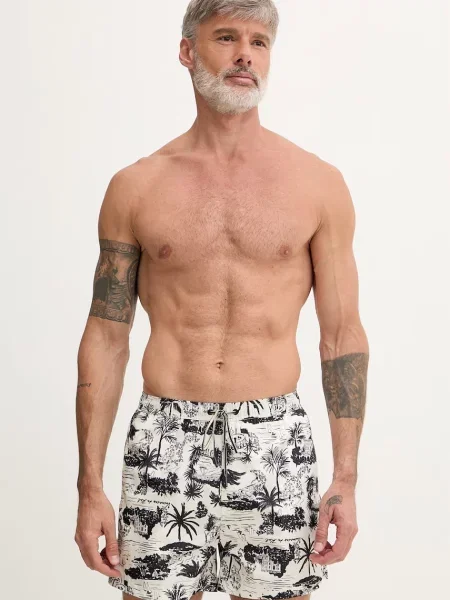Karl Lagerfeld pantaloni scurți de baie pentru bărbați bej