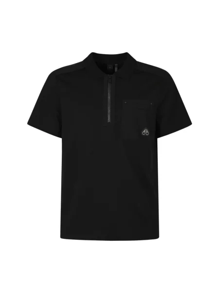 Koszulka polo Moose Knuckles czarna