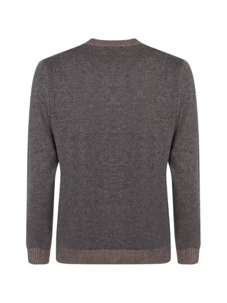 Pulover Lardini cu decolteu rotund gri