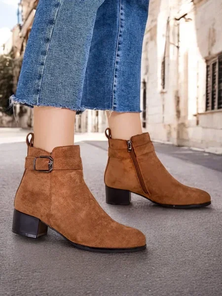 Cropp cizme scurte Resti maro