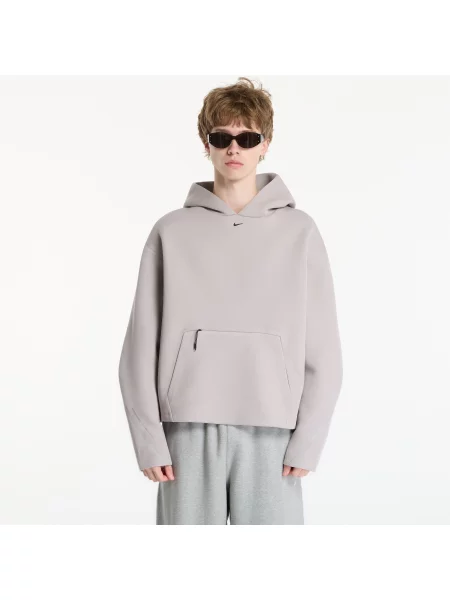 Hanorac cu glugă Nike din fleece negru