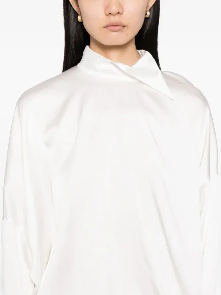 Rochie Gaze De Lin de costum alb