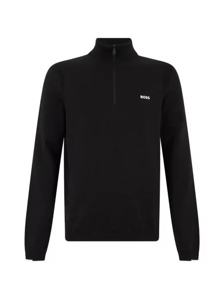 Pulover Boss cu autograf negru