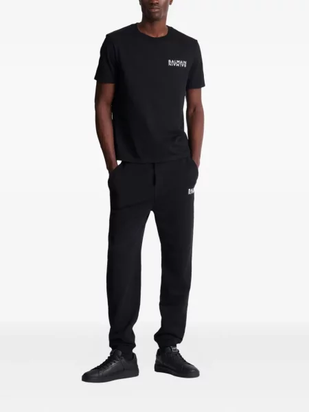 Tricou Balmain cu imagine negru