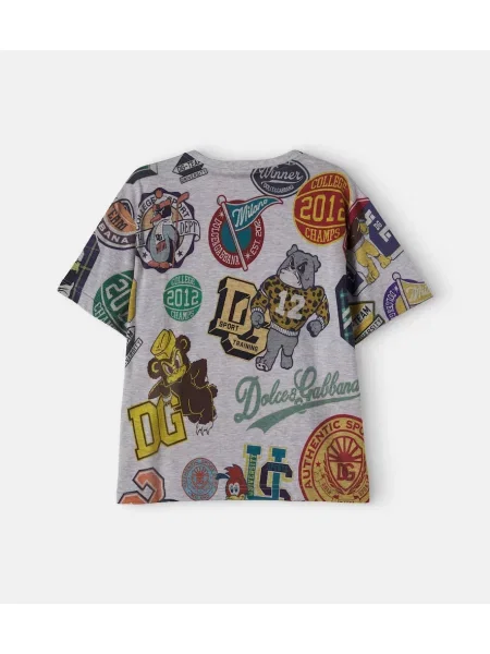 Gyerek póló Dolce&gabbana szürke