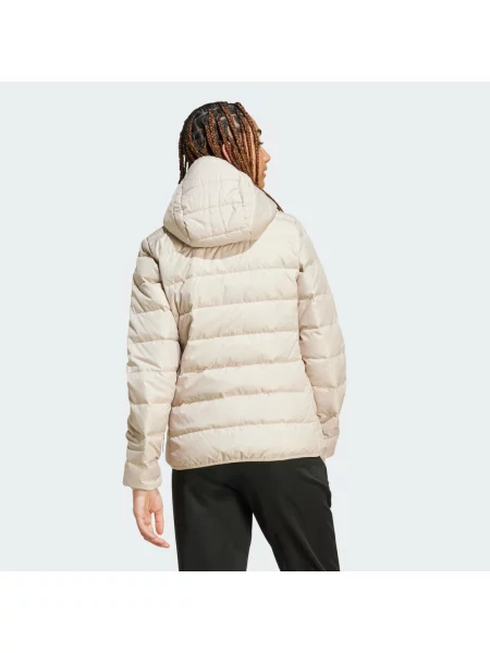 Kurtka Essentials Light Down Hooded beżowa
