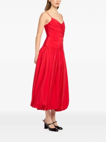 Rochie Cinq A Sept drapată roșu