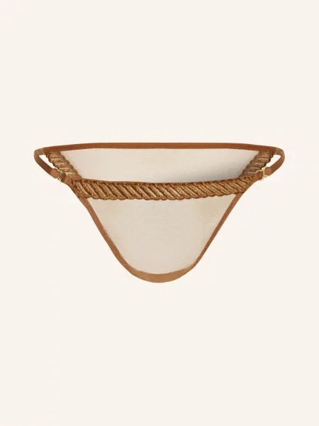 Aubade Figi Sheer Emotion beige beżowe