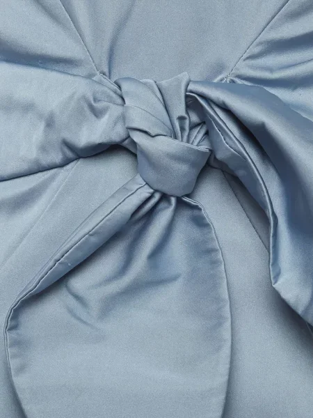 Rochie midi Cavalli Class cu funde în linie A albastru
