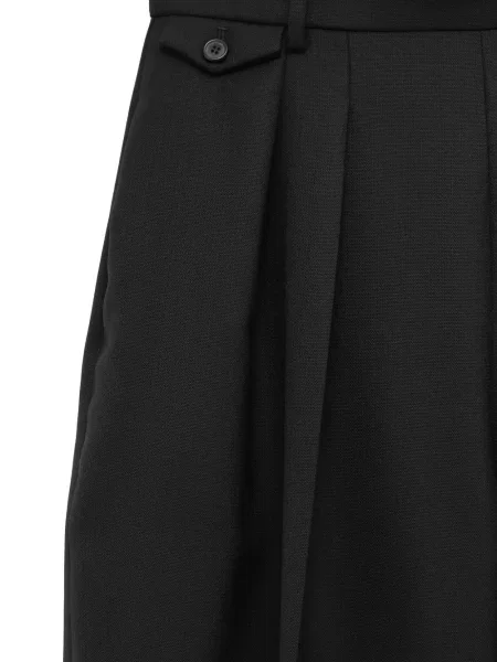 Pantaloni Khaite plisate negru