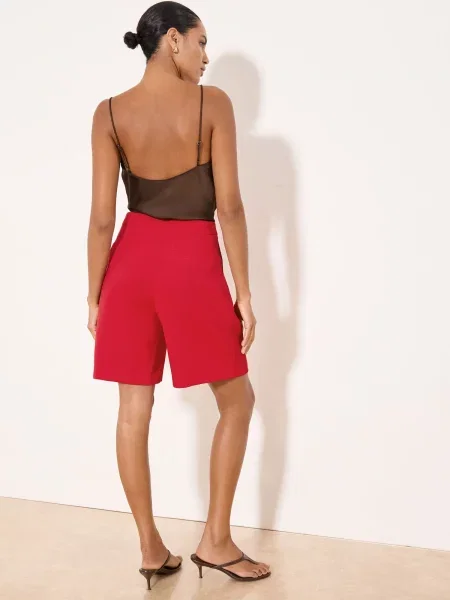 Lipsy Pantaloni cutați roșu