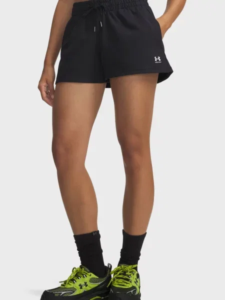 Короткі махрові спортивні шорти Under Armour чорні