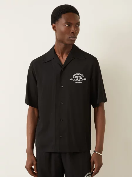 Amiri Resortová Košile Regular Fit černá