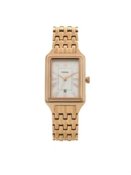 FOSSIL Analógové hodinky Raquel ružové zlato / čierna biela