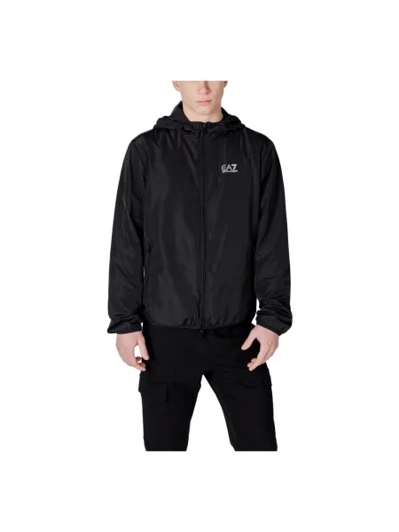 Kurtka Ea7 Emporio Armani z kapturem czarna