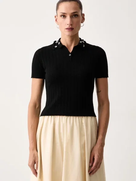 Tricou polo Max&co. negru