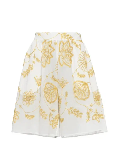 Pantaloni scurți Eres cu model floral cu imagine alb